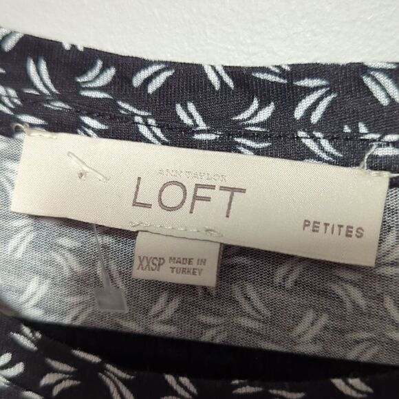 Loft Petite Short Sleeve Blouse - Picture 3 of 5